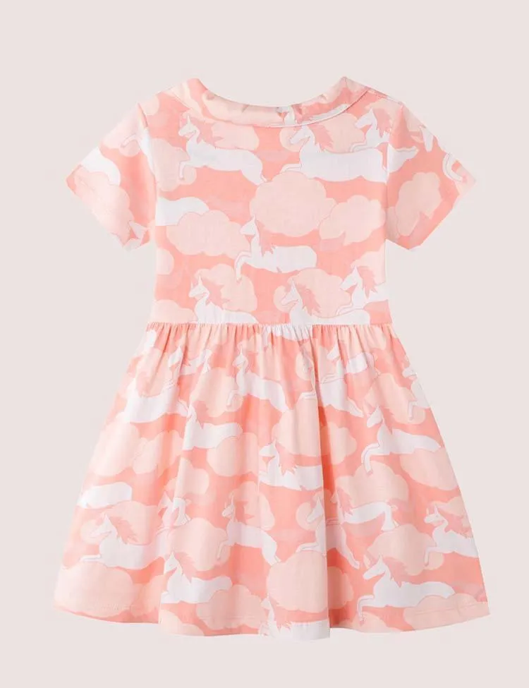 Cloud Unicorn Print Dress - Image 2