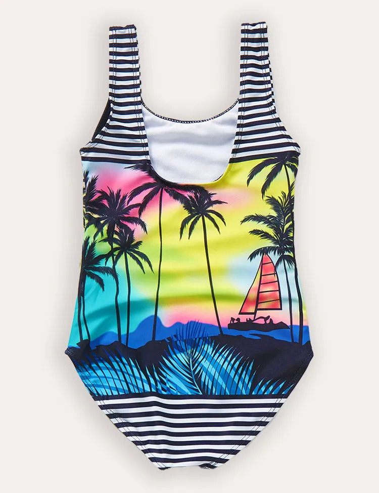 Coconut Print One-piece Swimsuit - Image 2