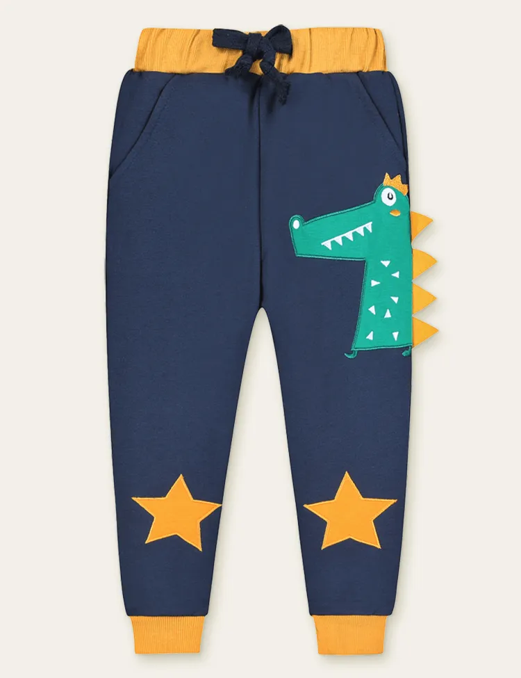 Color Cartoon Printed Sweatpants - Image 12