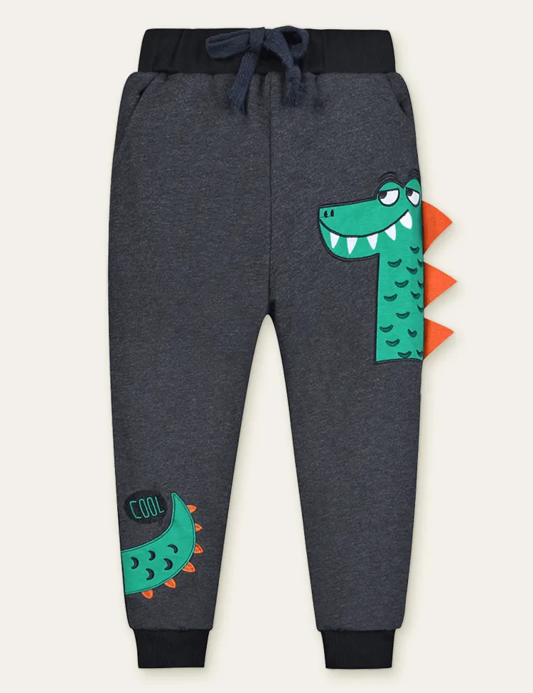 Color Cartoon Printed Sweatpants - Image 13