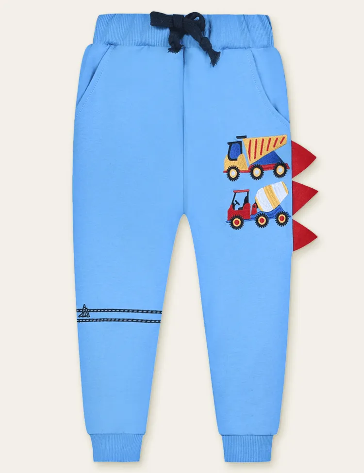 Color Cartoon Printed Sweatpants - Image 4