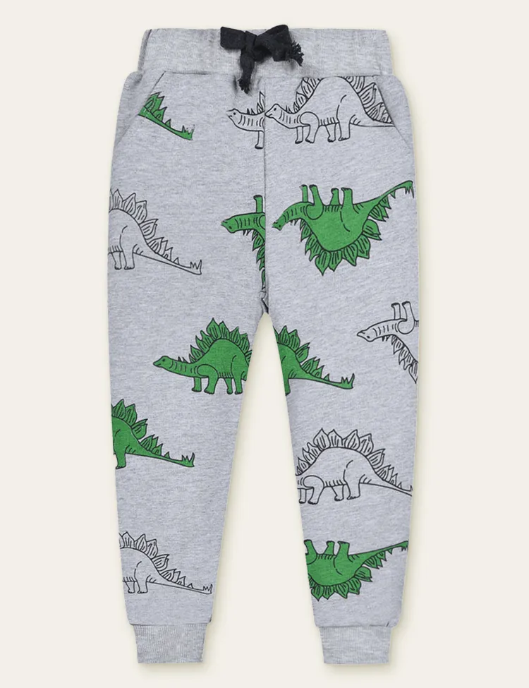 Color Cartoon Printed Sweatpants - Image 7