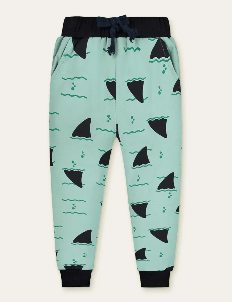 Color Cartoon Printed Sweatpants - Image 9