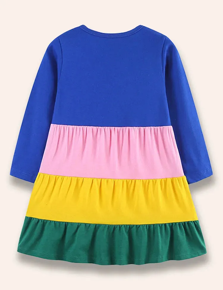 Color Patch Dress - Image 6