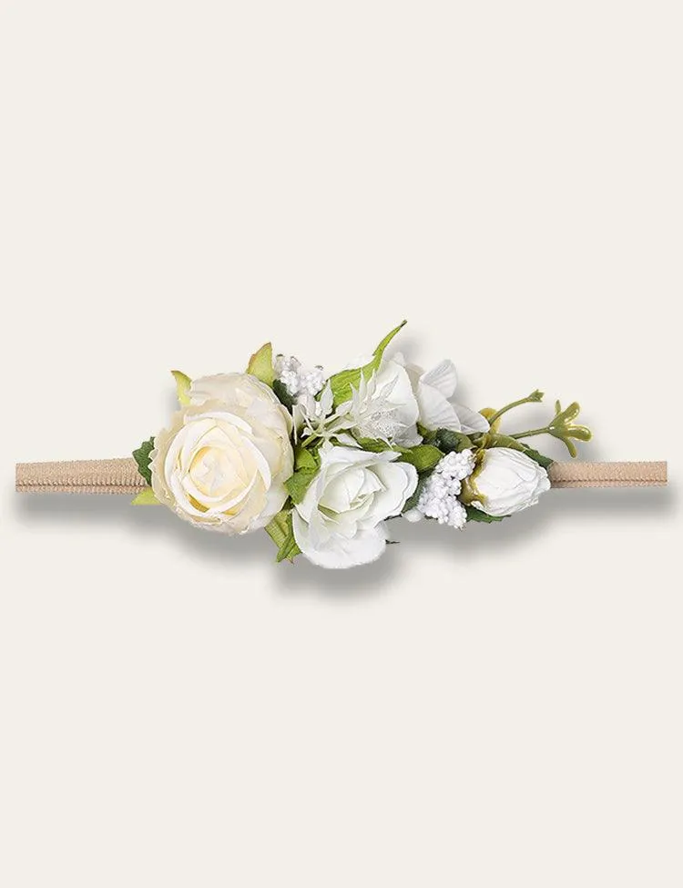 Colorful Artificial Flower Headband - Image 2