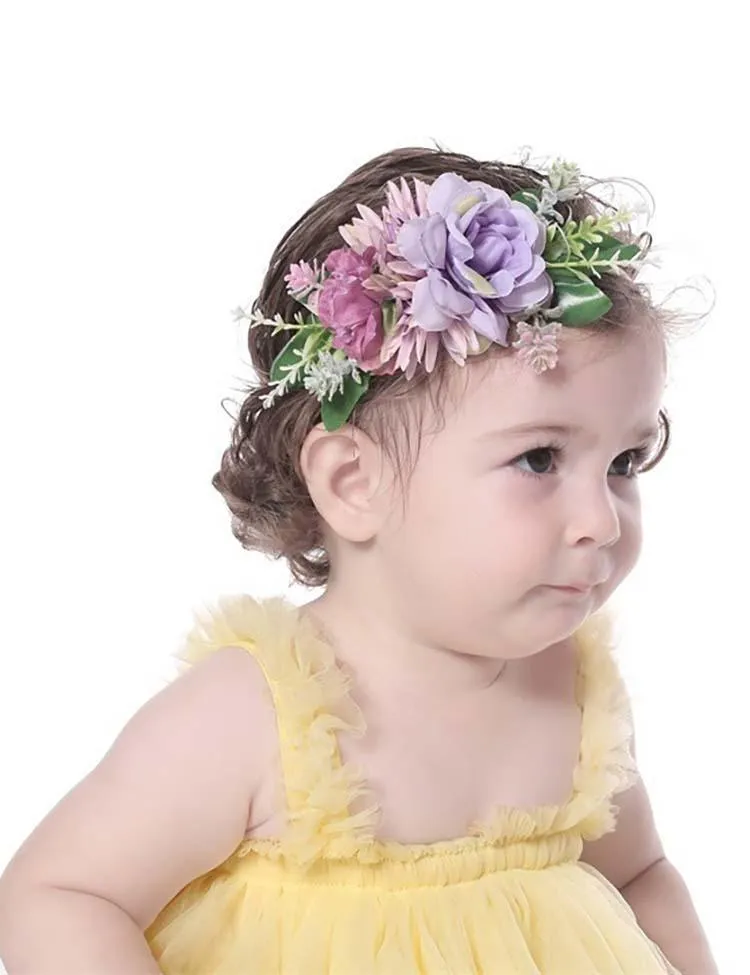 Colorful Artificial Flower Nylon Elastic Ribbon - Image 2