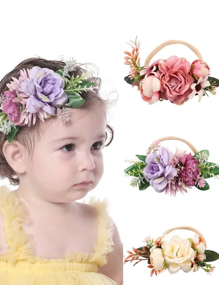 Colorful Artificial Flower Nylon Elastic Ribbon - Image 3
