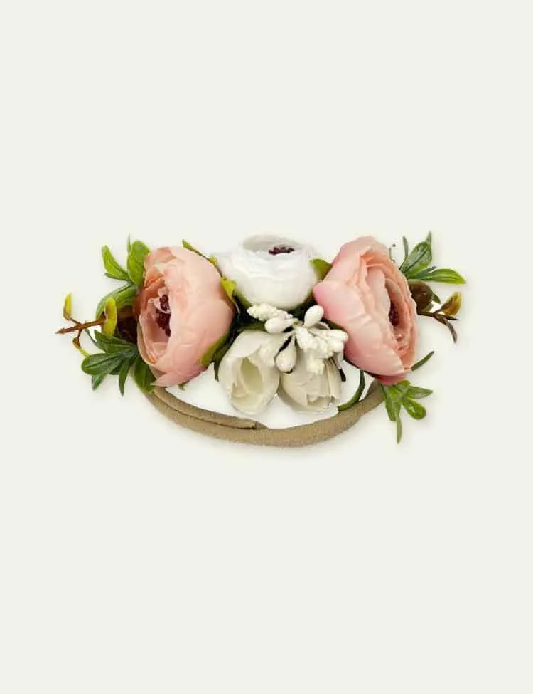 Colorful Emulational Flower and Grass Nylon Headband - Image 5