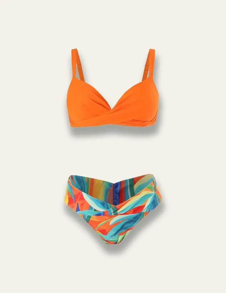 Colorful Family Matching Swim Suit+Long Sleeve Sun Protection Coat - Image 6