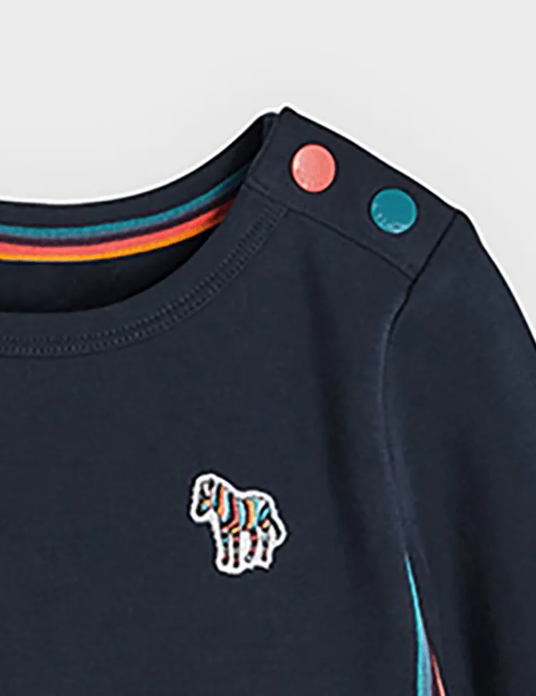 Colorful Zebra Applique Dress - Image 3