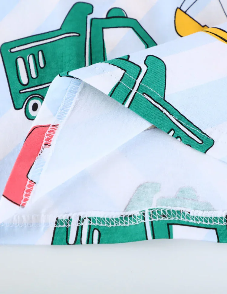 Construction Car Print Short-sleeved T-shirt - Image 3