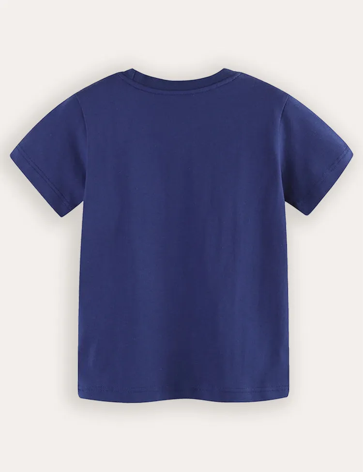Construction Car Printed Short Sleeve T-Shirt - Image 2