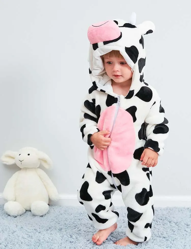 Cow Shape Rompers Pajamas - Image 4
