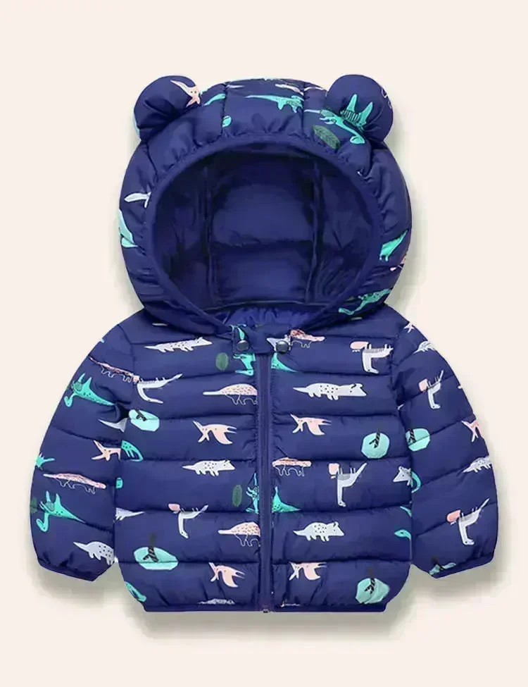 Cute Bear Ear Series Warm Coat - Image 3