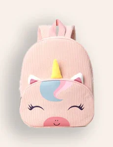 Cute Bear Embroideried Schoolbag - Image 4