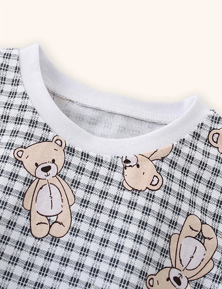 Cute Bear Printed T-shirt - Image 2