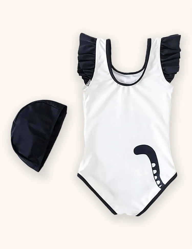 Cute Black Cat Swimsuit - Image 2