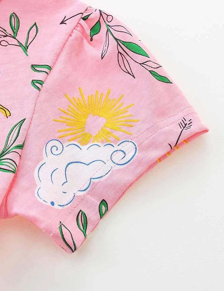 Cute Cartoon Dinosaur Printed Suit - Image 4