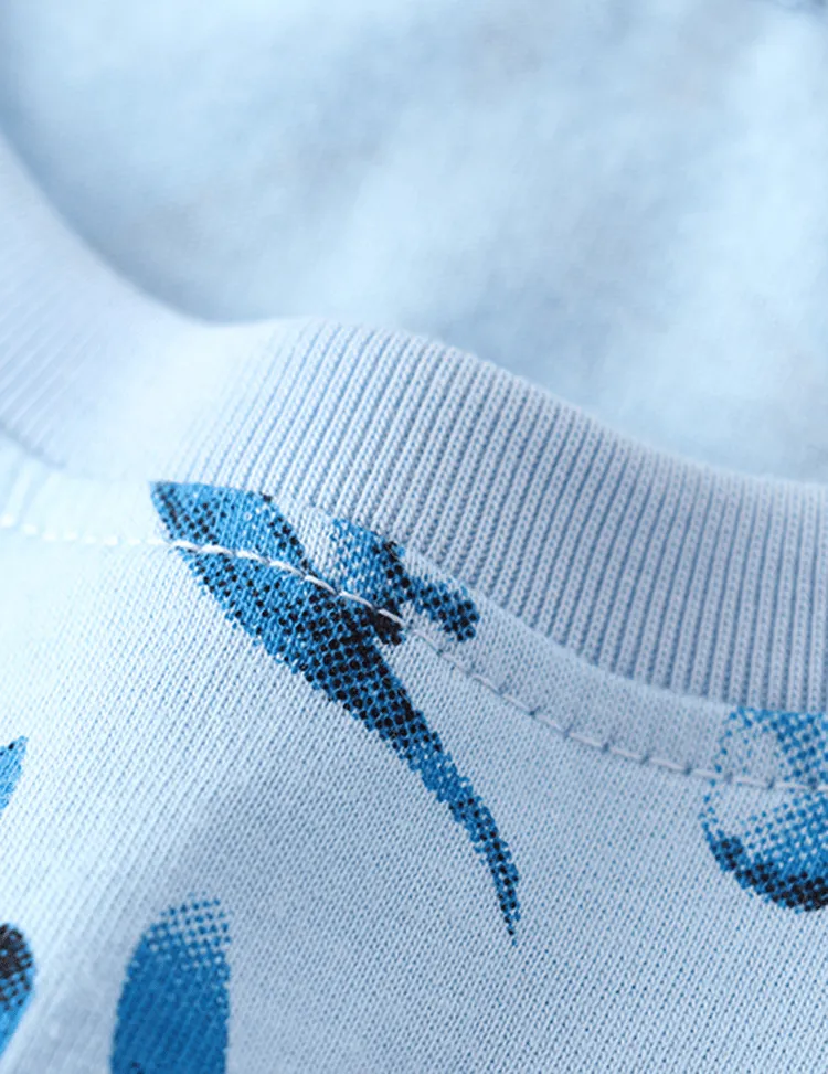 Cute Dinosaur Printed Long-Sleeved T-shirt - Image 3