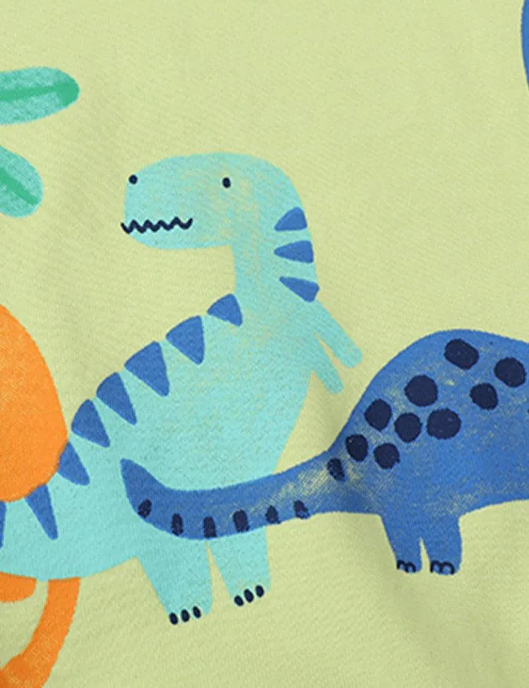Cute Dinosaur Printed Sweatshirt - Image 3