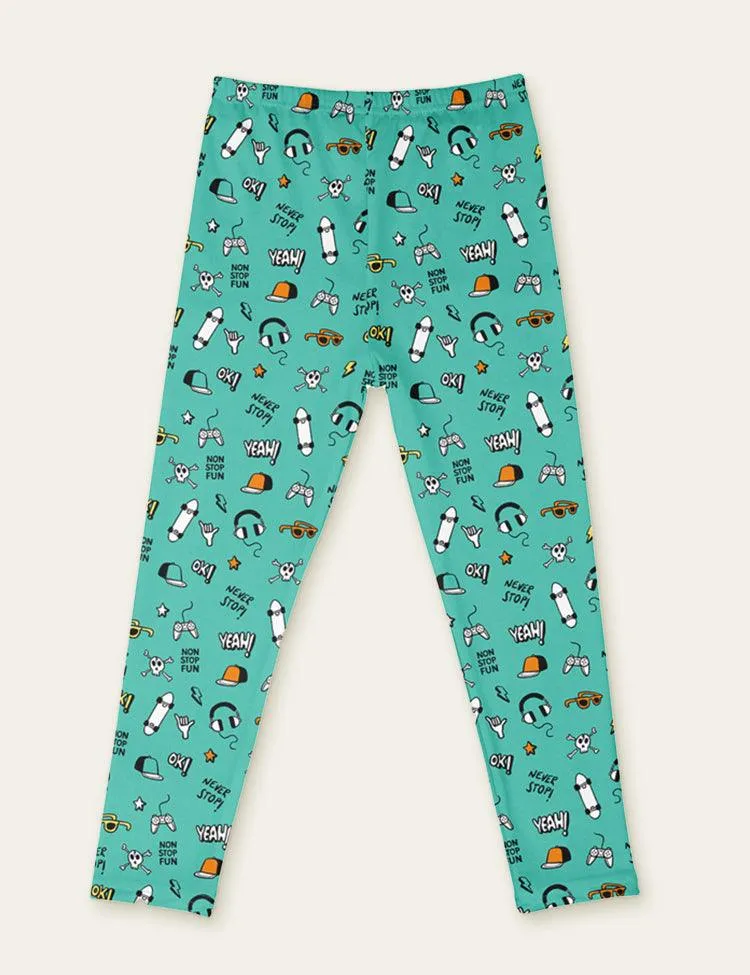 Cute Floral Animal Full Printed Leggings - Image 5