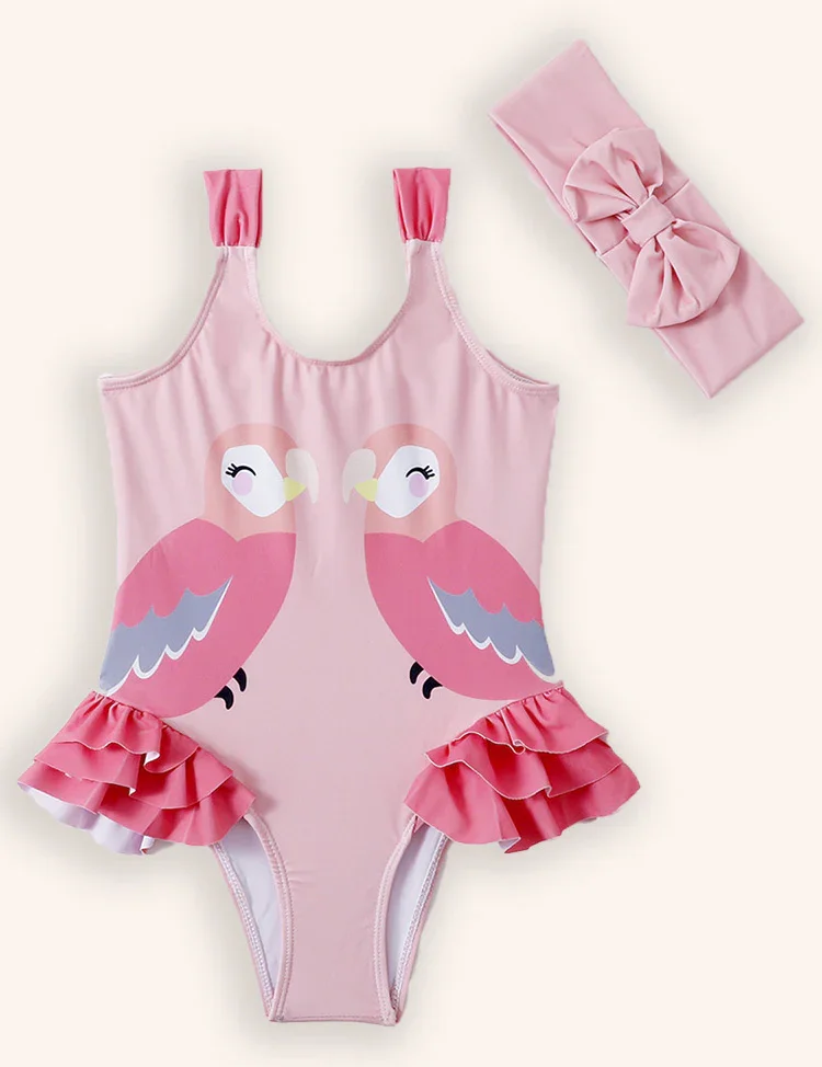 Cute Print One-piece Swimsuit - Image 2