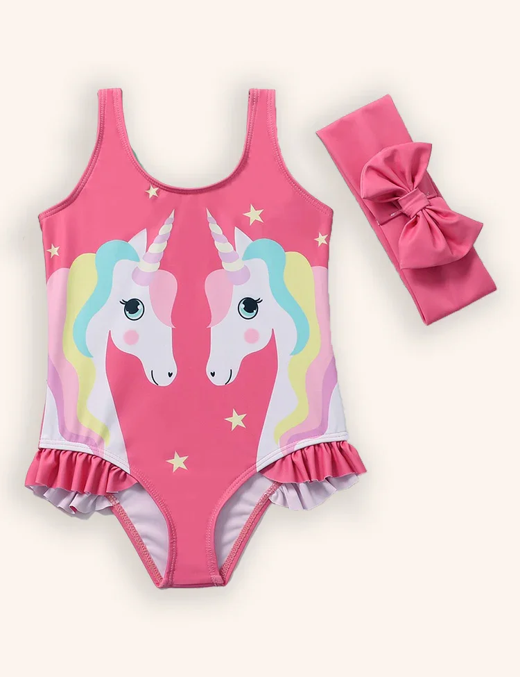Cute Print One-piece Swimsuit - Image 3