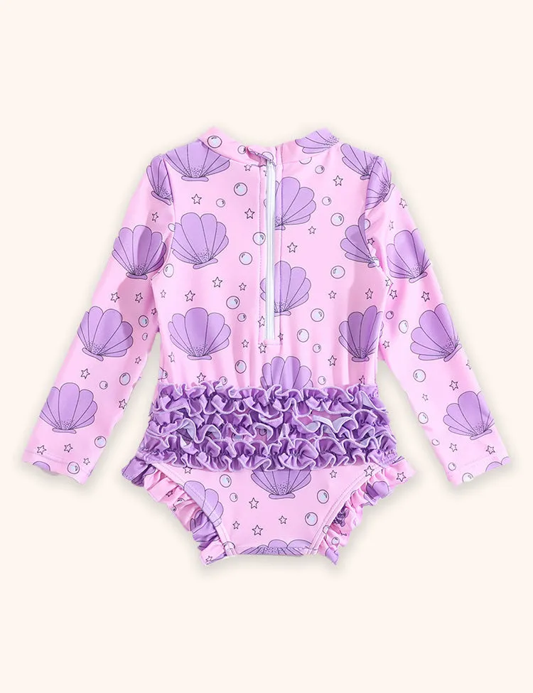 Cute Printed Sunscreen Swimsuit - Image 2