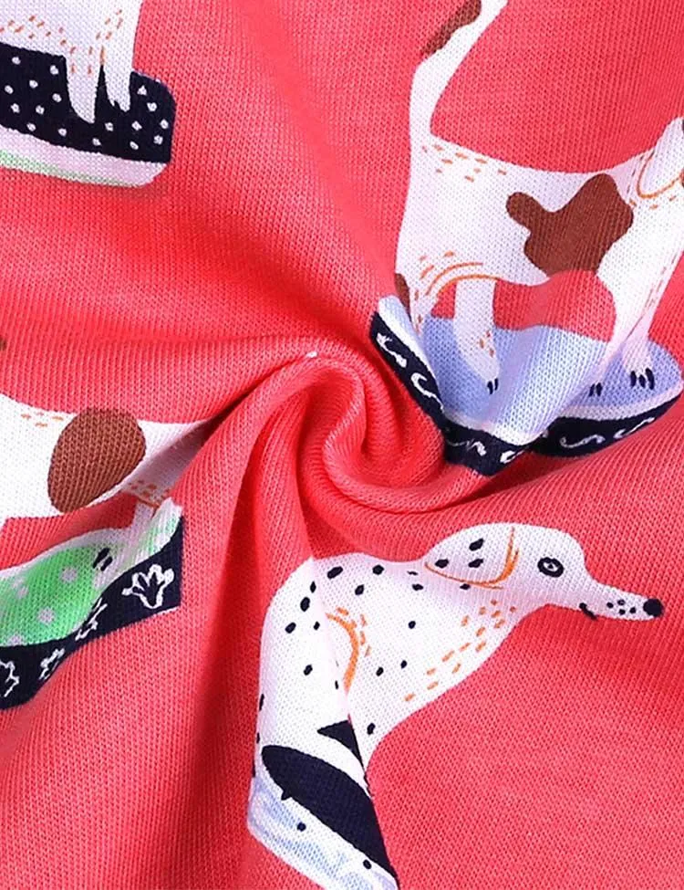 Cute Puppy Print Dress - Image 2