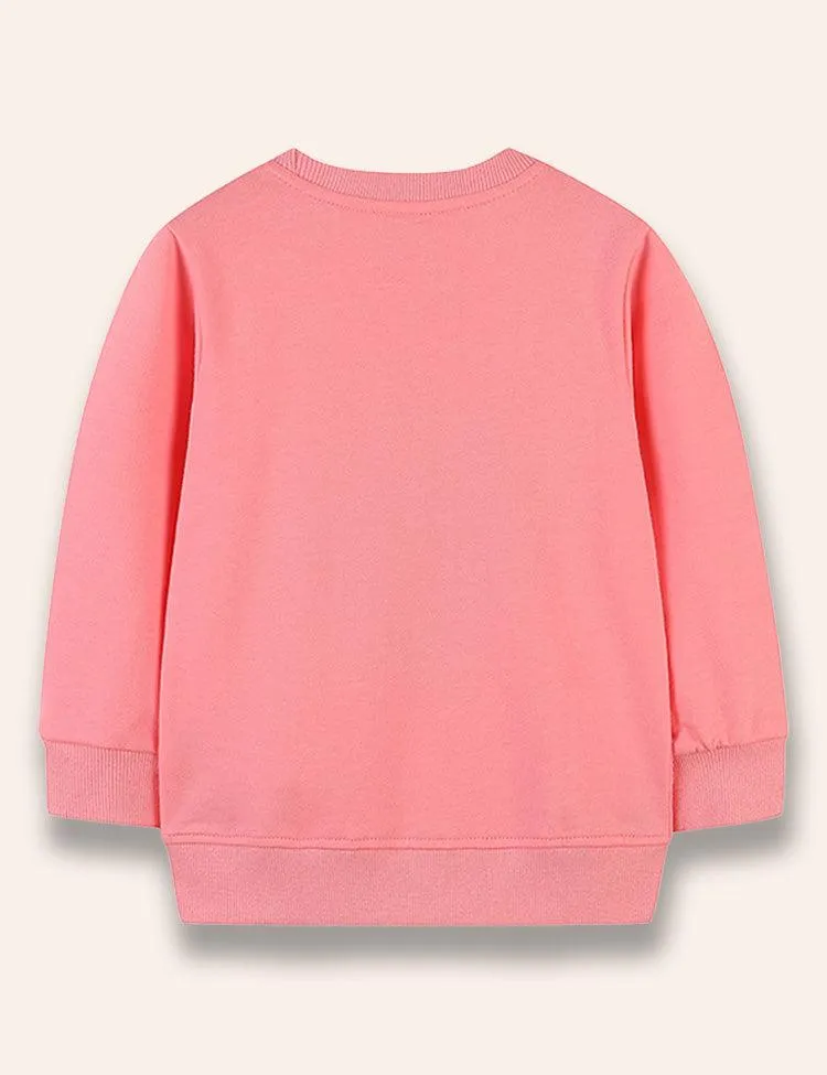 Cute Unicorn Sequin Sweatshirt - Image 3