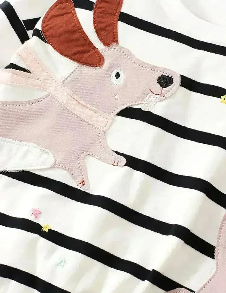 Dachshund Appliqué Sweatshirt Set - Image 3