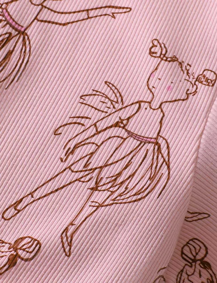Dancing Girl Printed Tulle Dress - Image 2