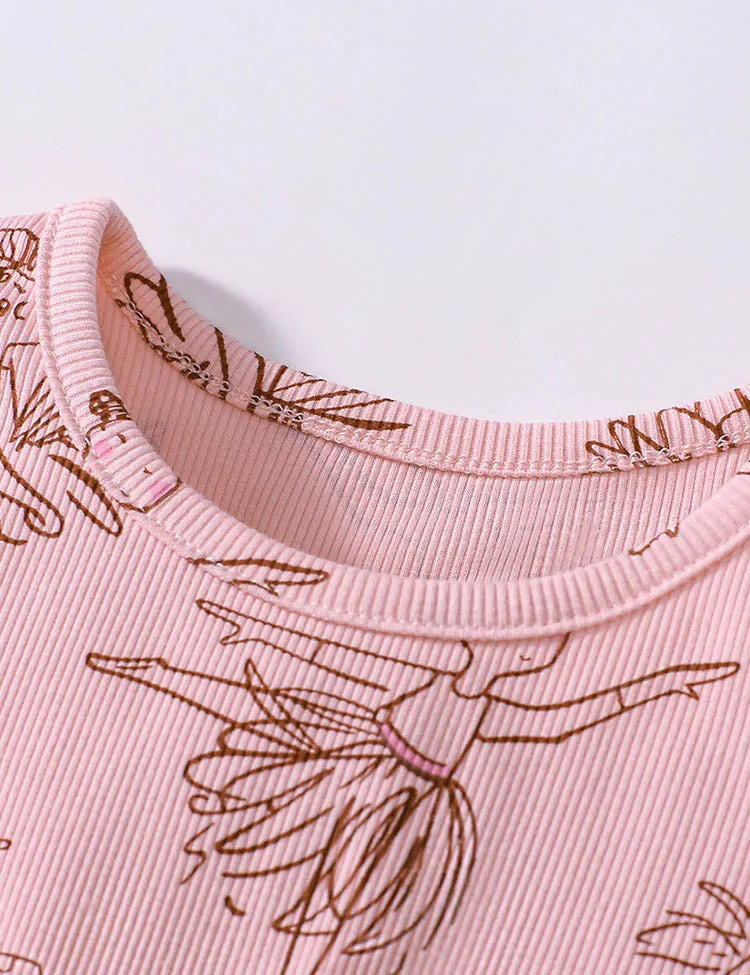 Dancing Girl Printed Tulle Dress - Image 3