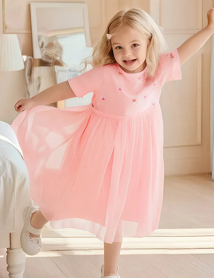 Dancing Mouse Printed Tulle Dress - Image 5