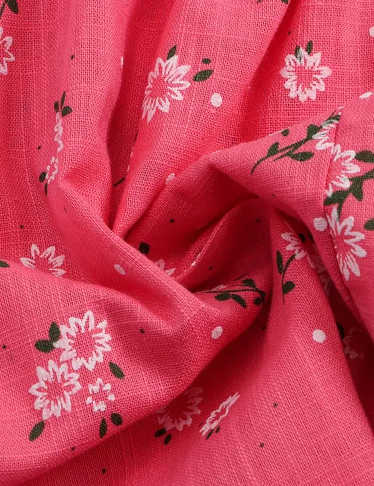 Dandelion Floral Printed Long Sleeve Dress - Image 3