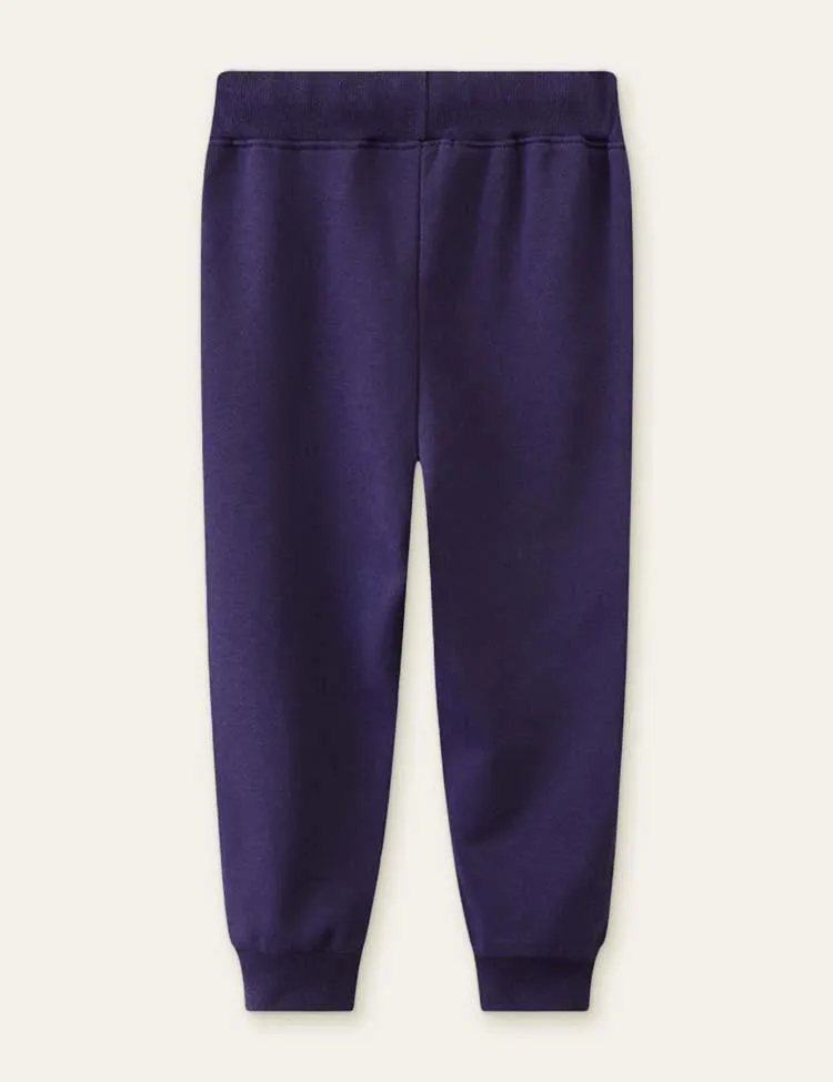 Dinosaur Appliqué Sweatpants - Image 2