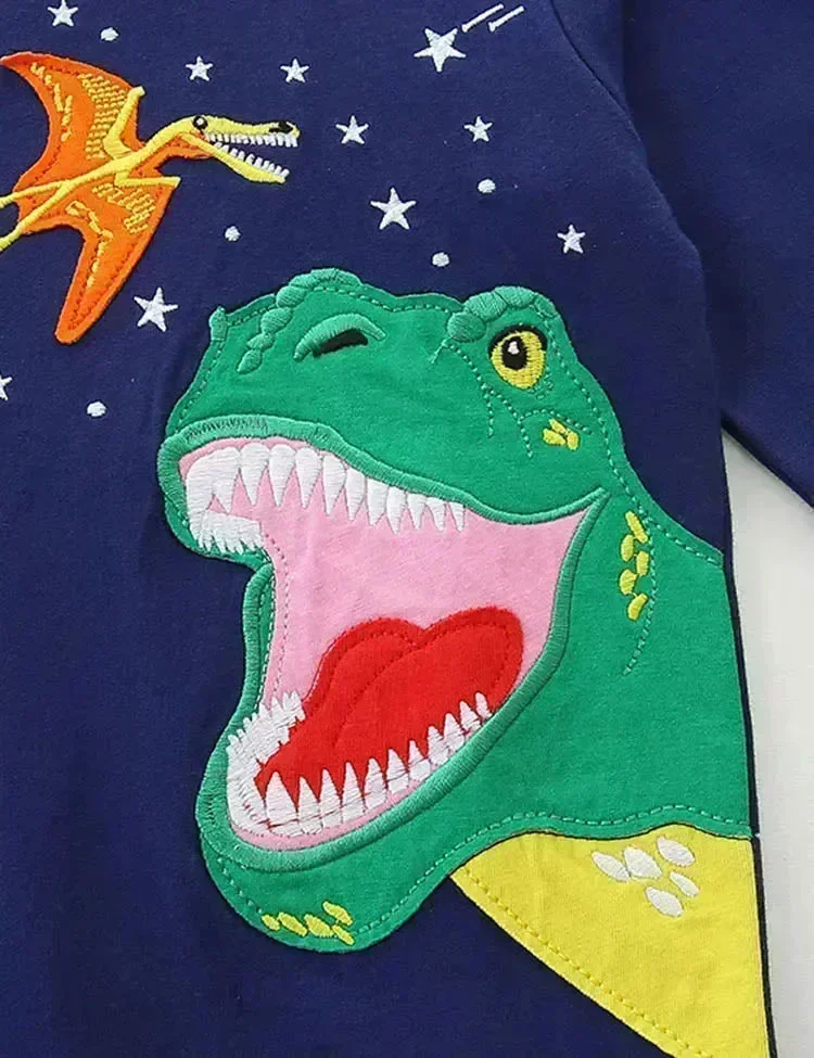Dinosaur Appliqué Sweatshirt - Image 2