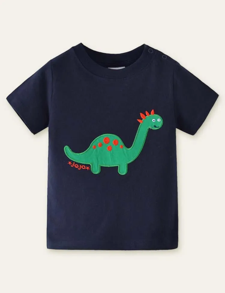 Dinosaur Appliqué T-shirt