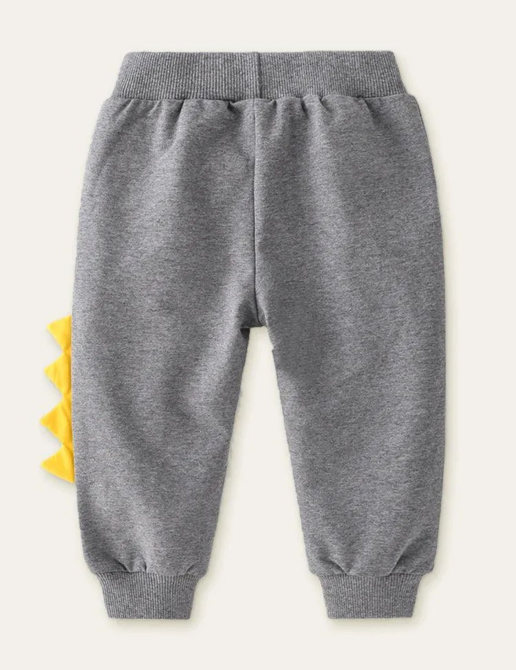 Dinosaur Cute Cartoon Printed Sweatpants - Image 3