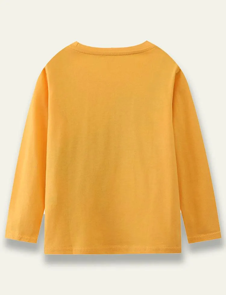 Dinosaur Print Long Sleeve T-shirt - Image 3