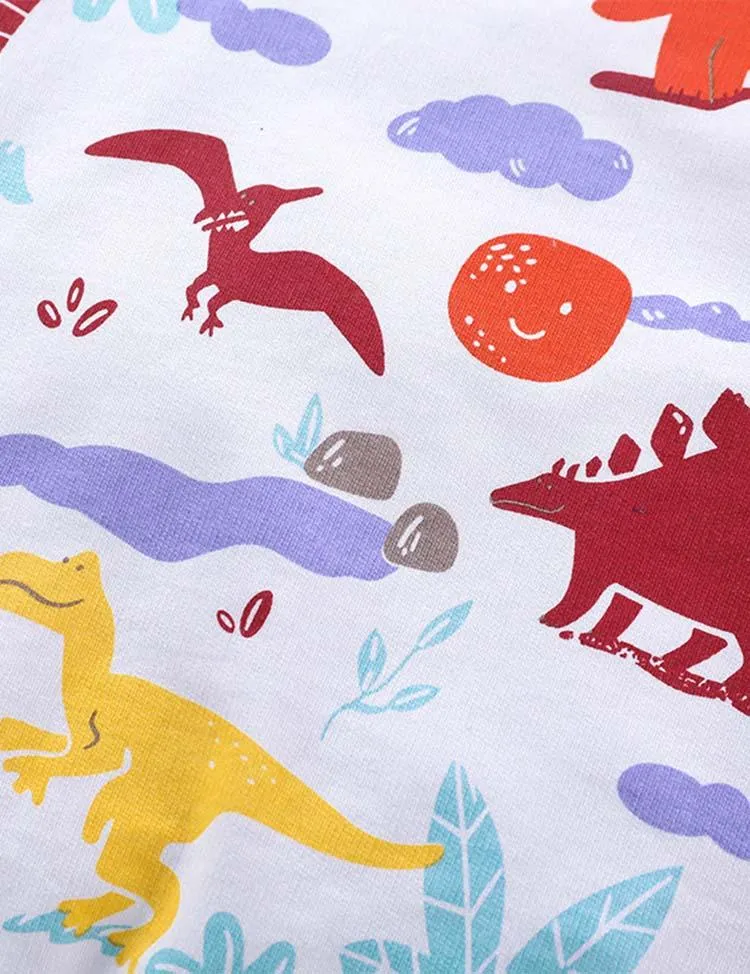 Dinosaur Printed Long Sleeve Sweatshirt - Image 3