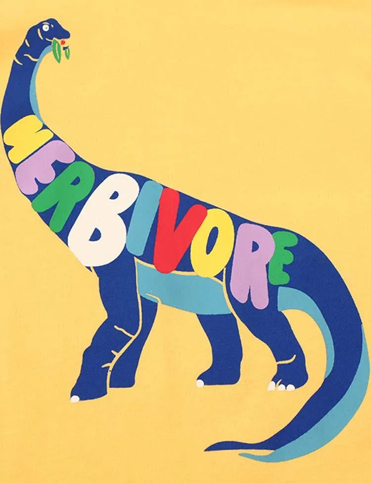 Dinosaur Printed Long-Sleeved T-shirt - Image 3