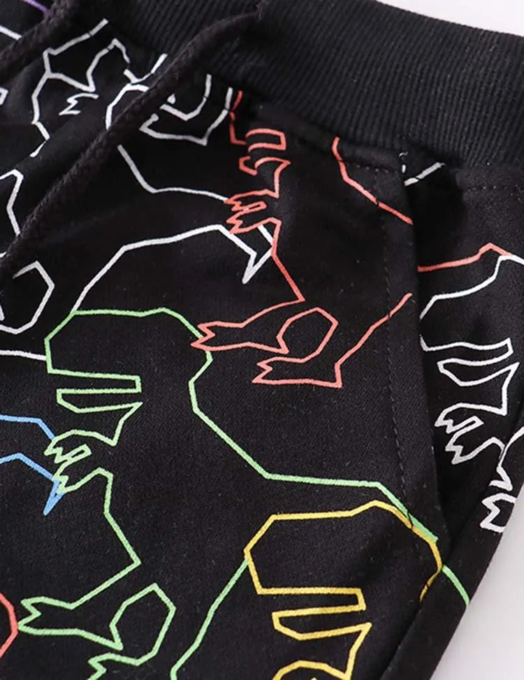 Dinosaur Printed Shorts - Image 4