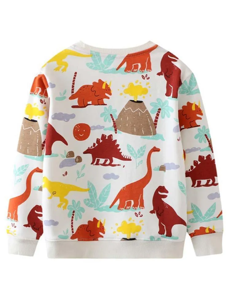 Dinosaur Printed Sweater - Image 3