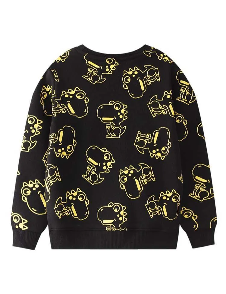 Dinosaur Printed Sweater - Image 4