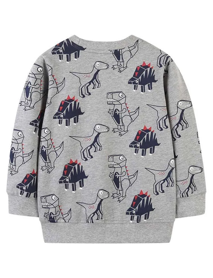 Dinosaur Printed Sweater - Image 2