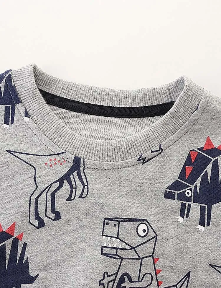 Dinosaur Printed Sweater - Image 4