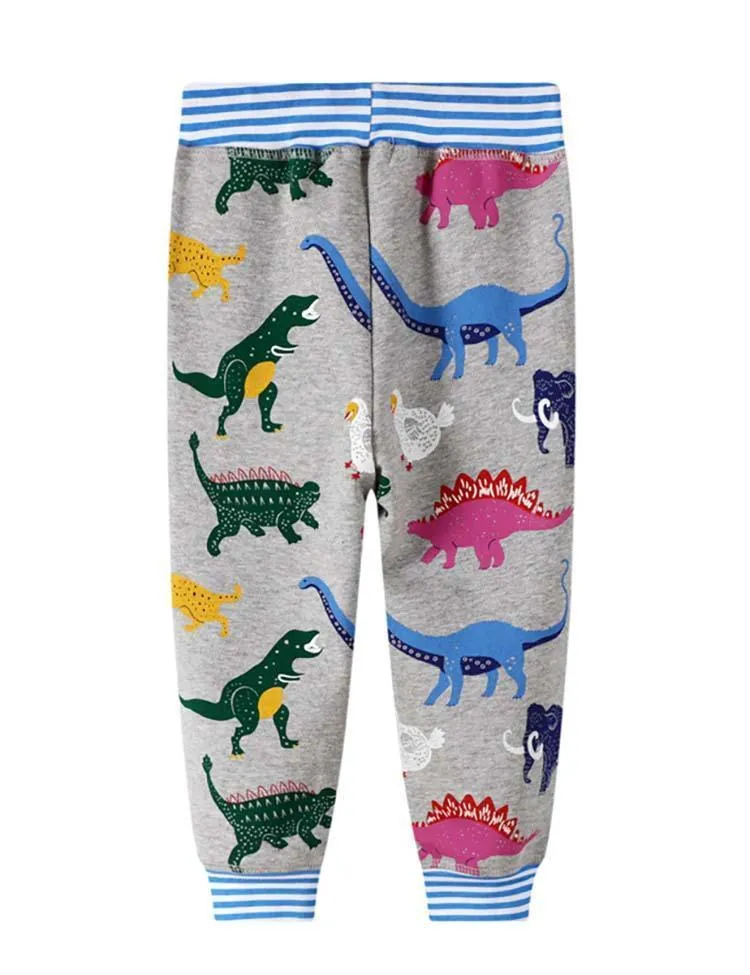 Dinosaur Printed Sweatpants - Image 2