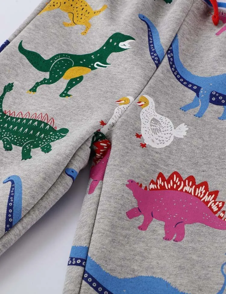 Dinosaur Printed Sweatpants - Image 5