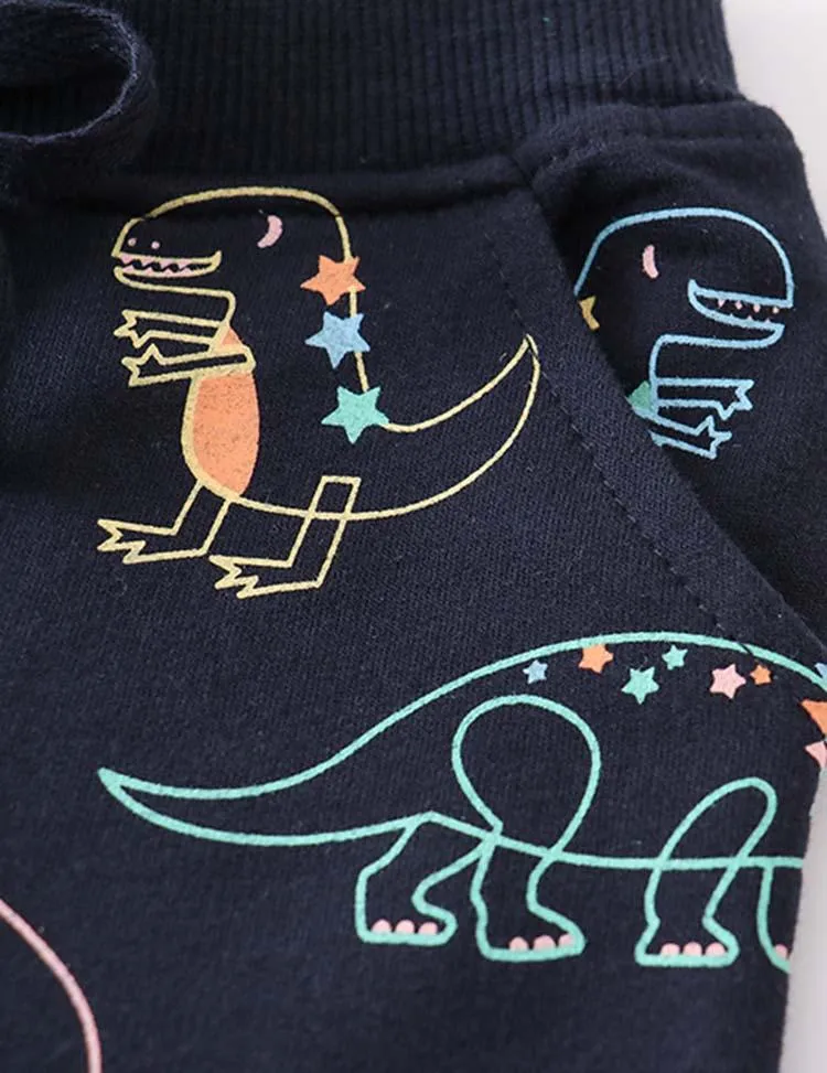Dinosaur Printed Sweatpants - Image 4
